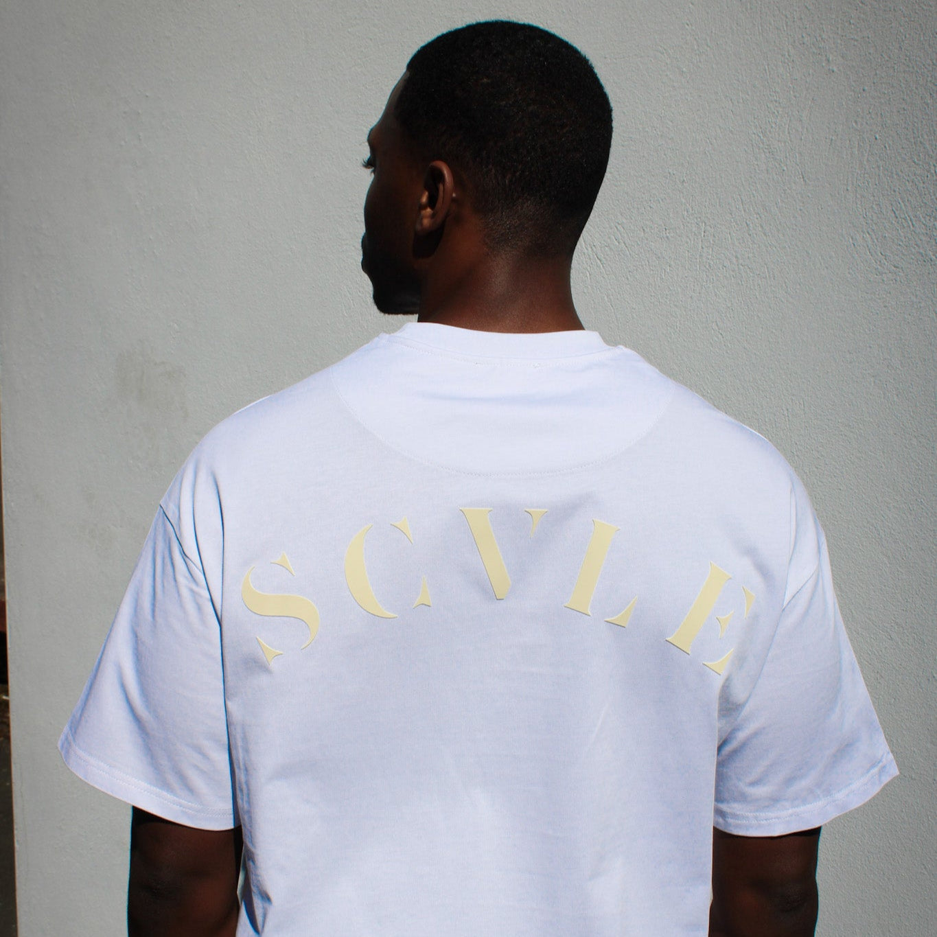 Snow Embroidered 3D Oversized T-Shirt