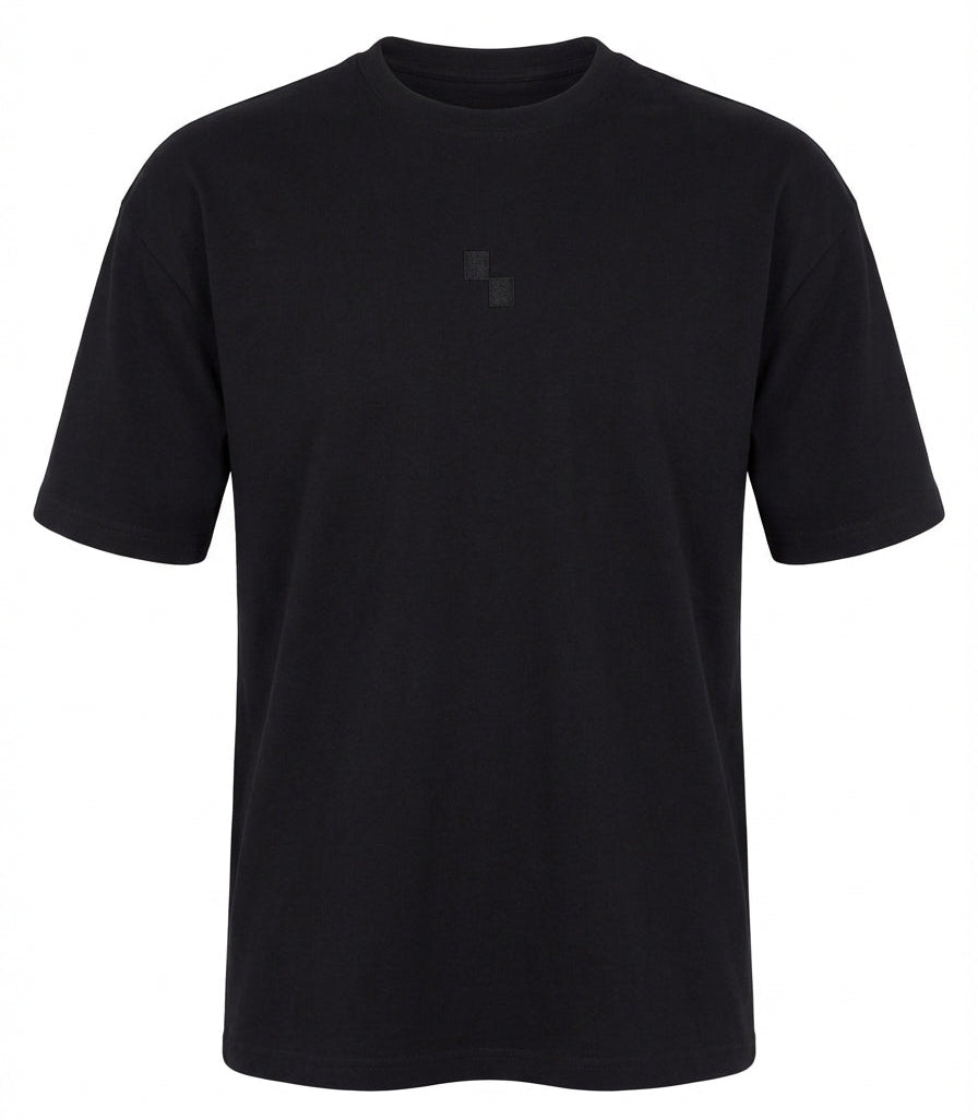 Eclipse Embroidered 3D Oversized T-Shirt